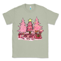 Matcha pink christmas trees with gift box bbs Classic Tee - BundleAndBundleShop