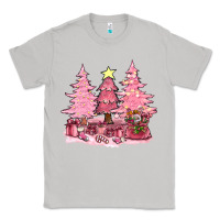 Moon Dust pink christmas trees with gift box bbs Classic Tee - BundleAndBundleShop