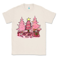 Natural pink christmas trees with gift box bbs Classic Tee - BundleAndBundleShop