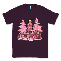 Pink Christmas Trees With Gift Box Bbs Classic Tee | Teevron