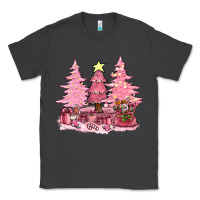 Smoke pink christmas trees with gift box bbs Classic Tee - BundleAndBundleShop