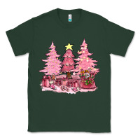 Sports Green pink christmas trees with gift box bbs Classic Tee - BundleAndBundleShop