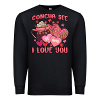 Black concha see te amo  i love you Premium Sweatshirt - MaliasSmallBusiness