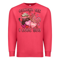 Cardinal concha see te amo  i love you Premium Sweatshirt - MaliasSmallBusiness