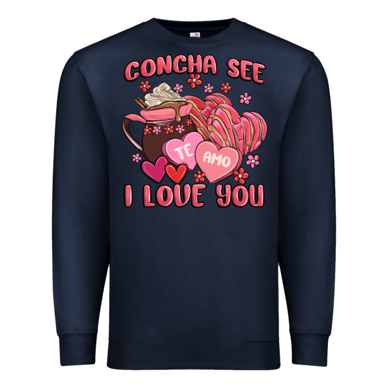 Concha See Te Amo  I Love You Premium Sweatshirt by MaliasSmallBusiness | Teevron