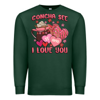 Sports Green concha see te amo  i love you Premium Sweatshirt - MaliasSmallBusiness