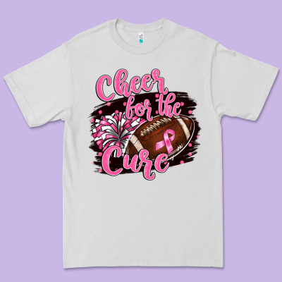 Cheer For The Cure Premium Tee Designed By Barkaloodesign