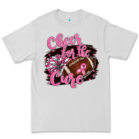 Dove Grey cheer for the cure Premium Tee - BarkalooDesign