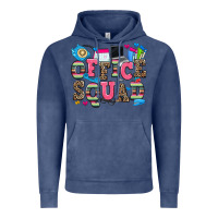 Vintage Denim office squad Vintage Hoodie - Zillion Design Studio
