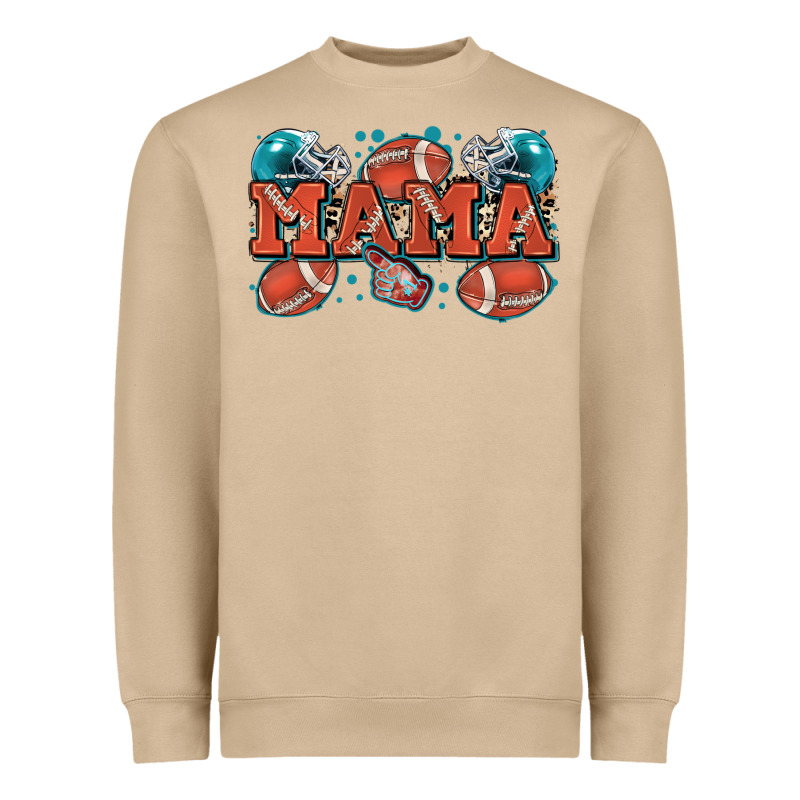 Mama American Football Heavyweight Sweatshirt by Zillion Design Studio | Teevron