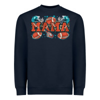 Navy mama American football Heavyweight Sweatshirt - Zillion Design Studio