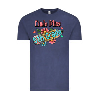 Vintage Denim little miss fifth grade Vintage Tee - RanaPortraitStore