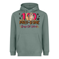 Sage 100 paw some days of school Heavyweight Hoodie - MaliasSmallBusiness