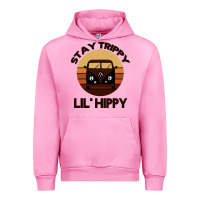 Fuchsia Pink Stay Trippy Lil Hippy Urban Hoodie - Bettercallsaul