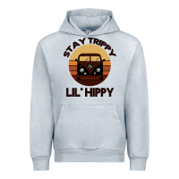 Heather Grey Stay Trippy Lil Hippy Urban Hoodie - Bettercallsaul