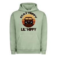 Pigment Oil Green Stay Trippy Lil Hippy Urban Hoodie - Bettercallsaul