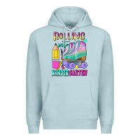 Blue Mist rolling into kindergarten Premium Hoodie - BundleAndBundleShop