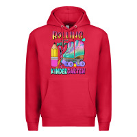 Cardinal rolling into kindergarten Premium Hoodie - BundleAndBundleShop