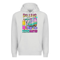 Dove Grey rolling into kindergarten Premium Hoodie - BundleAndBundleShop