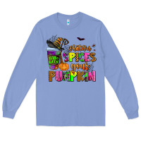 Colony Blue whatever spices your pumpkin Long Sleeve Tee - AdoDesignShop