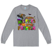 Heather Grey whatever spices your pumpkin Long Sleeve Tee - AdoDesignShop