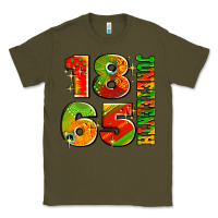 Army Green 1865 juneteenth Classic Tee - AdoDesignShop