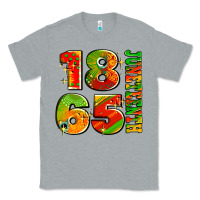 Heather Grey 1865 juneteenth Classic Tee - AdoDesignShop
