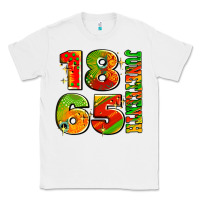 White 1865 juneteenth Classic Tee - AdoDesignShop