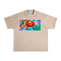 French Oak crab license plate Urban Heavy Tee - BarkalooDesign