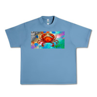 Pebble Blue crab license plate Urban Heavy Tee - BarkalooDesign