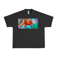 Pigment Black crab license plate Urban Heavy Tee - BarkalooDesign