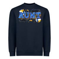 Navy aunt volleyball Heavyweight Sweatshirt - Zillion Design Studio