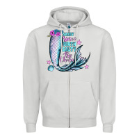 Dove Grey sassy since birth salty by choice Zipper Hoodie - JahusDesignShop