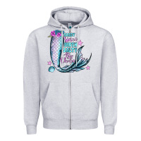 Heather Grey sassy since birth salty by choice Zipper Hoodie - JahusDesignShop