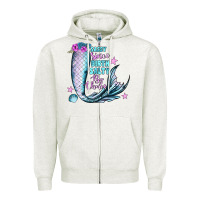 Oatmeal Heather sassy since birth salty by choice Zipper Hoodie - JahusDesignShop