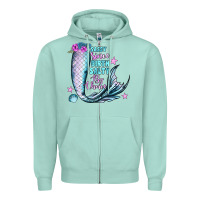 Seafoam sassy since birth salty by choice Zipper Hoodie - JahusDesignShop