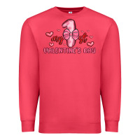 Cardinal my first valentines day Premium Sweatshirt - MaliasSmallBusiness