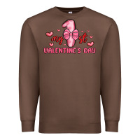 Chestnut my first valentines day Premium Sweatshirt - MaliasSmallBusiness