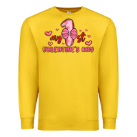 Lemon my first valentines day Premium Sweatshirt - MaliasSmallBusiness