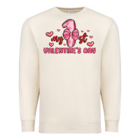 Sandshell my first valentines day Premium Sweatshirt - MaliasSmallBusiness