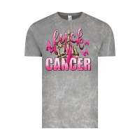Cloud Rock Fuck Cancer with Butterflies Vintage Tee - texasbilliewilder