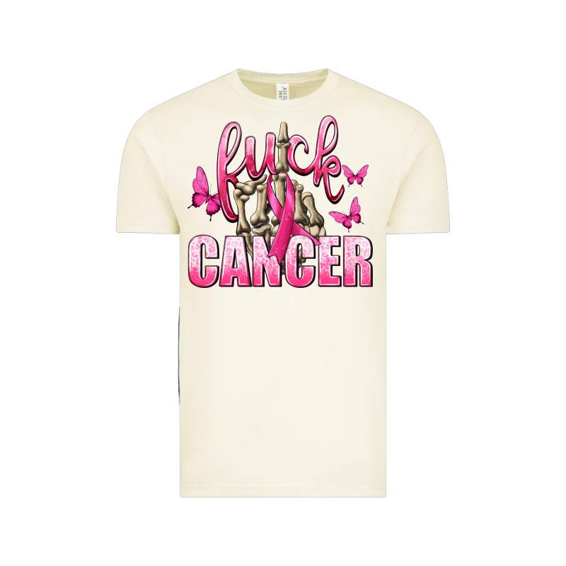 Fuck Cancer With Butterflies Vintage Tee by texasbilliewilder | Teevron