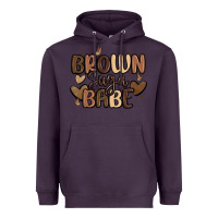 Plum brown sugar babe Heavyweight Hoodie - MaliasSmallBusiness
