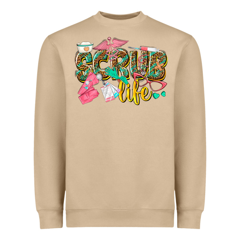 Scrub Life Heavyweight Sweatshirt by texasbilliewilder | Teevron