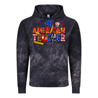 Cloud Black all american teacher Vintage Hoodie - texasbilliewilder