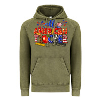 Vintage Olive all american teacher Vintage Hoodie - texasbilliewilder