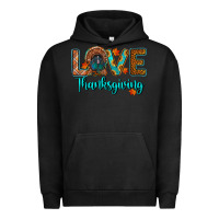 Pigment Black love thanksgiving turkey Urban Hoodie - RanaPortraitStore