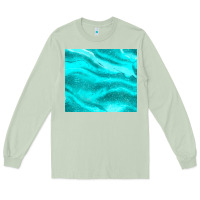 Matcha turquoise glitter Long Sleeve Tee - JahusDesignShop