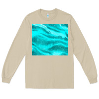 Mushroom turquoise glitter Long Sleeve Tee - JahusDesignShop