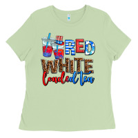 Matcha Red white loaded tea Ladies Tee - AdoDesignShop